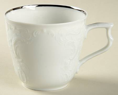 Platinum Band (Sanssouci, White) Flat Cup