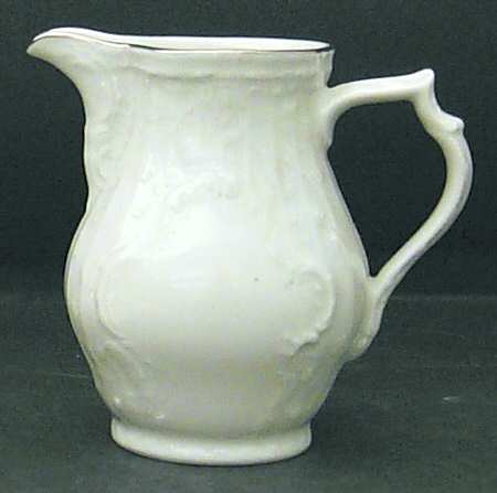 Platinum Band (Sanssouci, White) Creamer