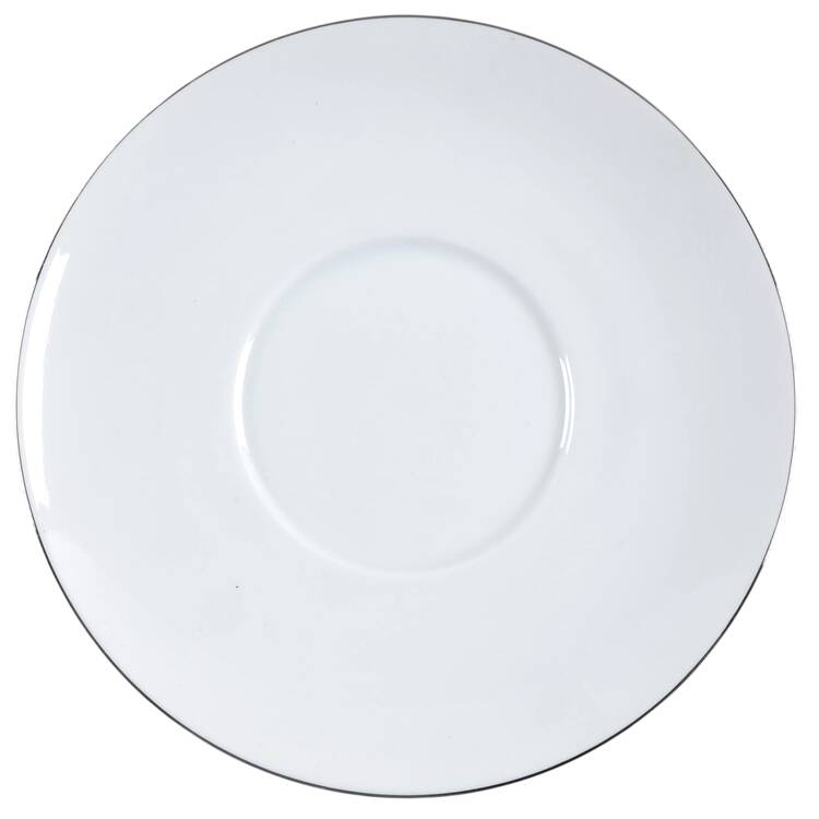 Platinum Band (Medallion Shape) Saucer