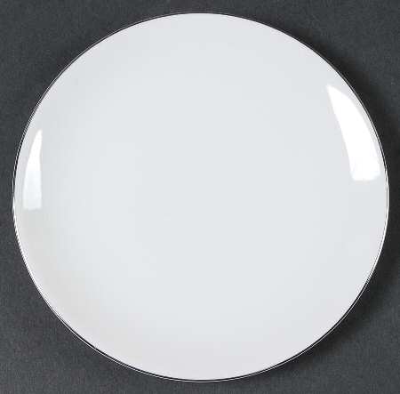 Platinum Band (Medallion Shape) Bread & Butter Plate