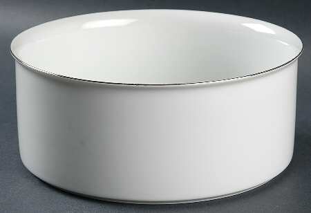 Platinum Band (Medallion Shape) 7" Round Vegetable Bowl
