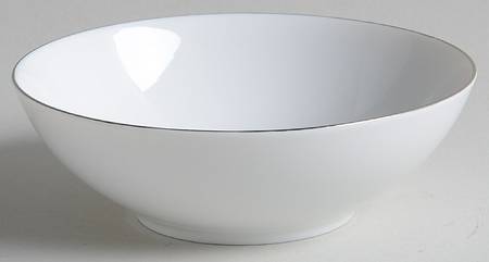 Platinum Band (Medallion Shape) Fruit/Dessert (Sauce) Bowl