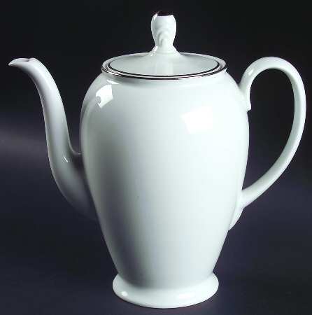 Platinum Band (Aida) Coffee Pot & Lid