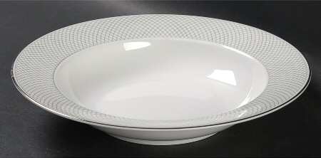 Platinum Grail Rim Soup Bowl