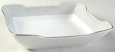 Platinum Grail 9" Square Vegetable Bowl