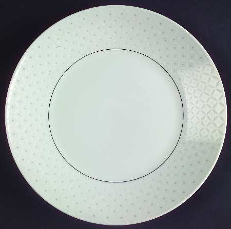 Platinum Jewel Salad Plate