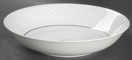 Platinum Jewel Coupe Soup Bowl