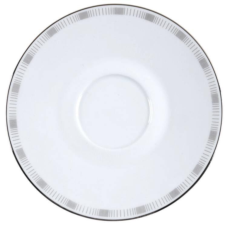 Platinum Lines Saucer for Cream Soup Bowl