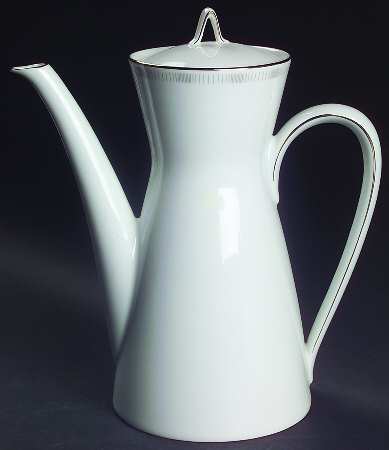 Platinum Lines Coffee Pot & Lid