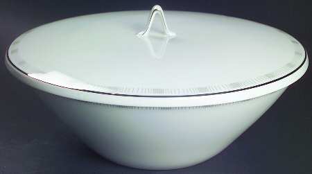 Platinum Lines Round Covered Vegetable-Uses RV9 as Base+CVLRV9