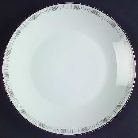 Platinum Lines Salad Plate