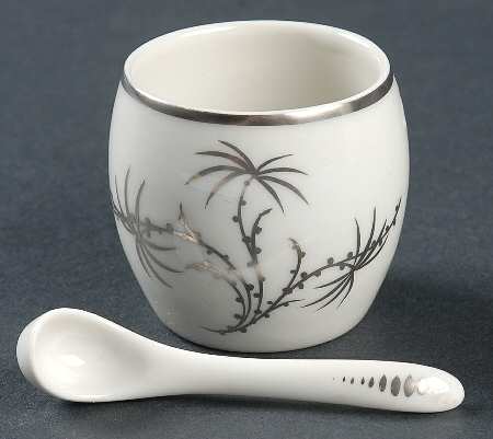 Platinum Palm Mustard Jar No Lid