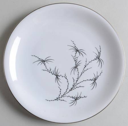Platinum Palm Salad Plate