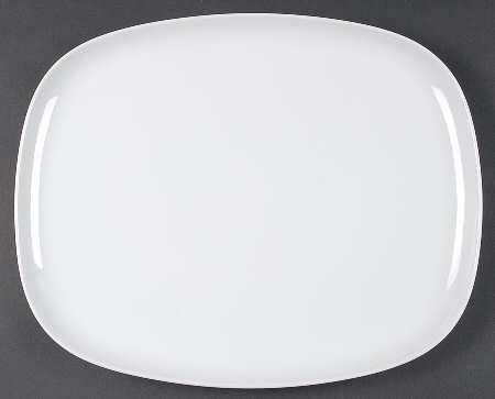 Plus White 14" Oval Serving Platter