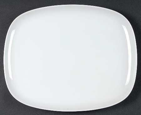 Plus White 12" Oval Serving Platter