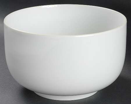 Plus White 7" Round Vegetable Bowl