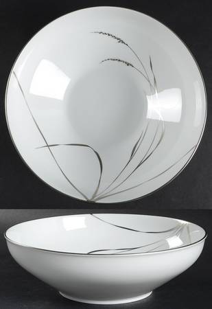 Platinum Wheat 9" Round Vegetable Bowl