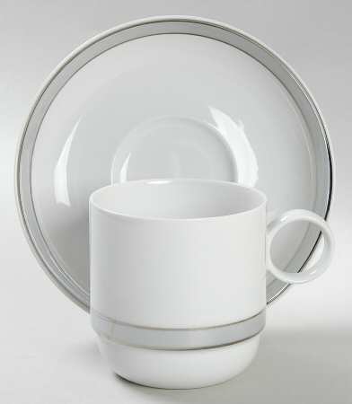 Poetic Flat Cup & Saucer Set