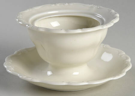 Pompadour Cream Jam/Jelly & Underplate No Lid