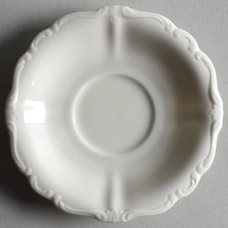 Pompadour Cream Saucer for Demitasse Cup