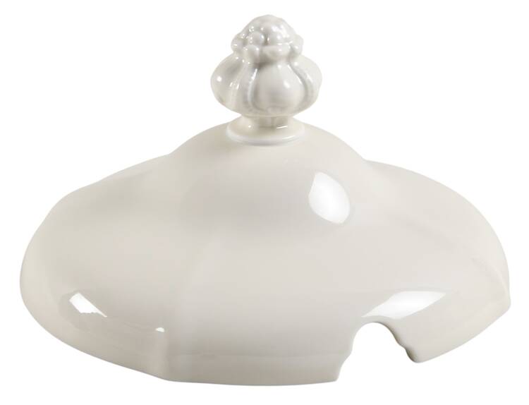 Pompadour Cream Lid for Tureen