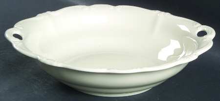 Pompadour Cream 9" Round Vegetable Bowl
