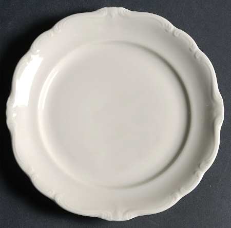 Pompadour Cream Salad Plate