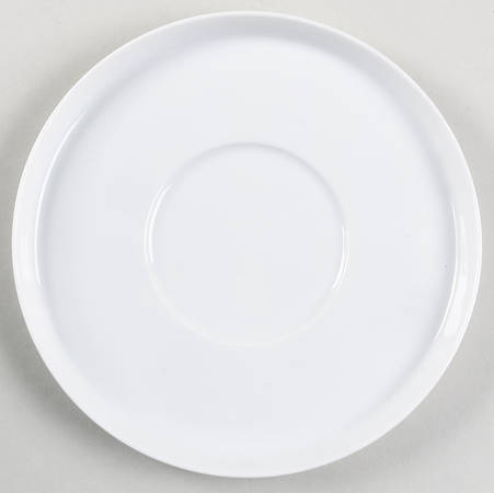 Polygon White Saucer for Flat Cream Soup Bowl