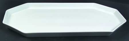 Polygon White 14" Oval Serving Platter