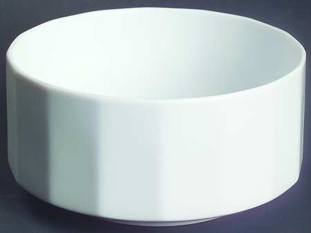 Polygon White Fruit/Dessert (Sauce) Bowl