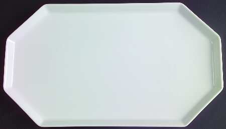 Polygon White 12" Oval Serving Platter
