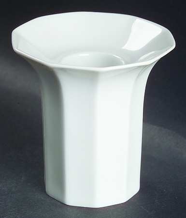 Polygon White Single Light Candlestick