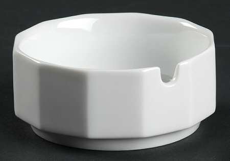 Polygon White Small Ashtray