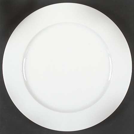 Polygon White Service Plate (Charger)