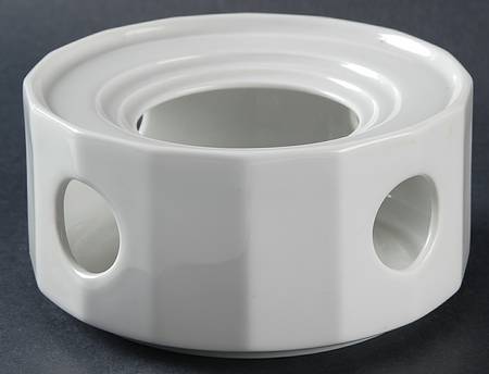 Polygon White China Warmer Stand