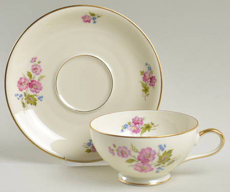Primrose Footed Cup & Saucer Set