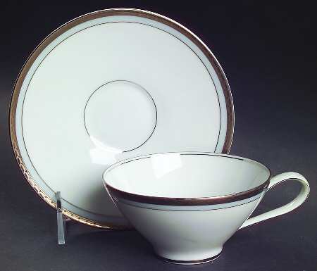 Princess Flat Cup & Saucer Set