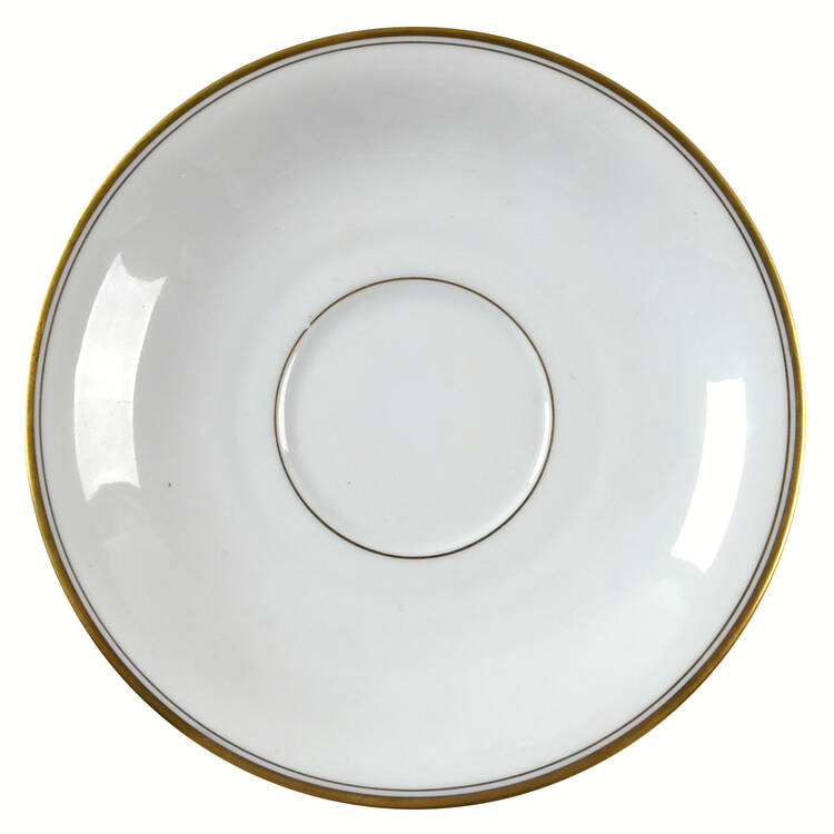 Princess Gold (White Body) Saucer