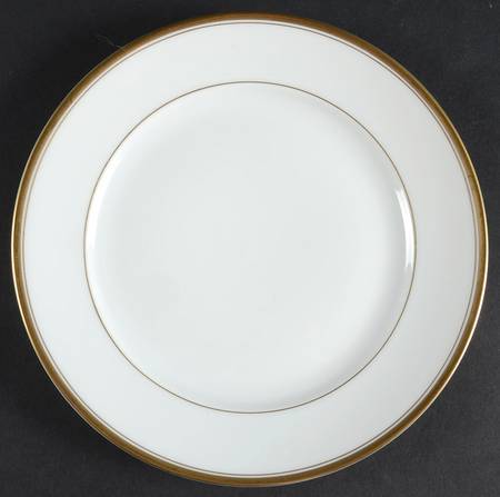 Princess Gold (White Body) Salad Plate