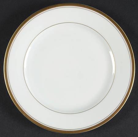 Princess Gold (White Body) Bread & Butter Plate