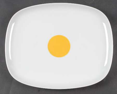 Punctal 12" Oval Serving Platter