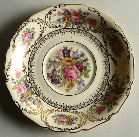 Queen's Bouquet Saucer for Cream Soup Bowl
