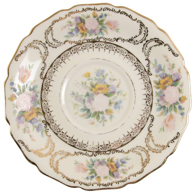 Queen's Bouquet Saucer for Footed Cup by Rosenthal - Continental