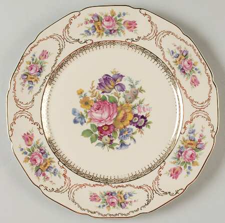 Queen's Bouquet Dinner Plate