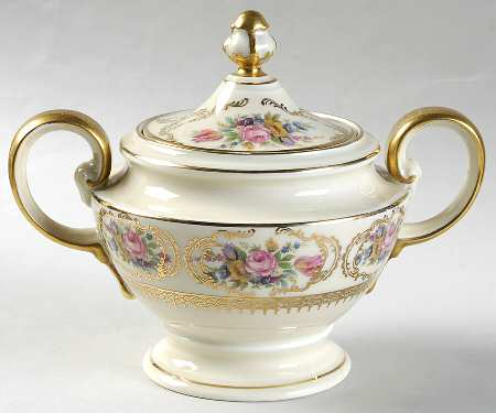 Queen's Bouquet Sugar Bowl & Lid