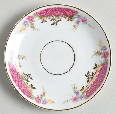 Queen's Rose (No Inner Gold Band) Saucer for Demitasse Cup
