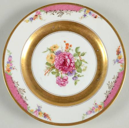 Queen's Rose (Wide Gold Inner Band) Salad Plate