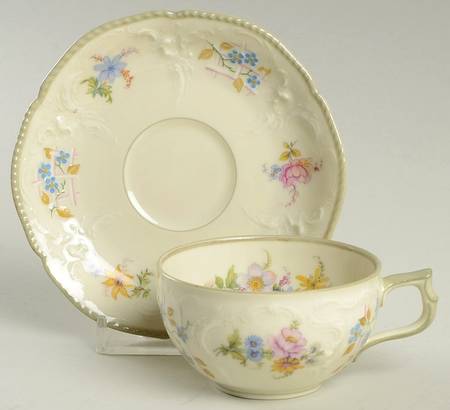 3422 Flat Demitasse Cup & Saucer Set