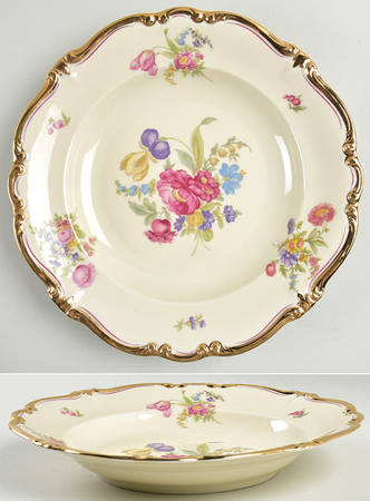 R14 (Pompadour Shape) Large Rim Soup Bowl
