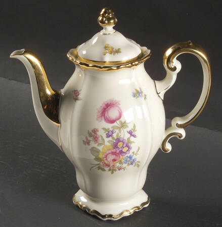 R14 (Pompadour Shape) Small Coffee Pot & Lid